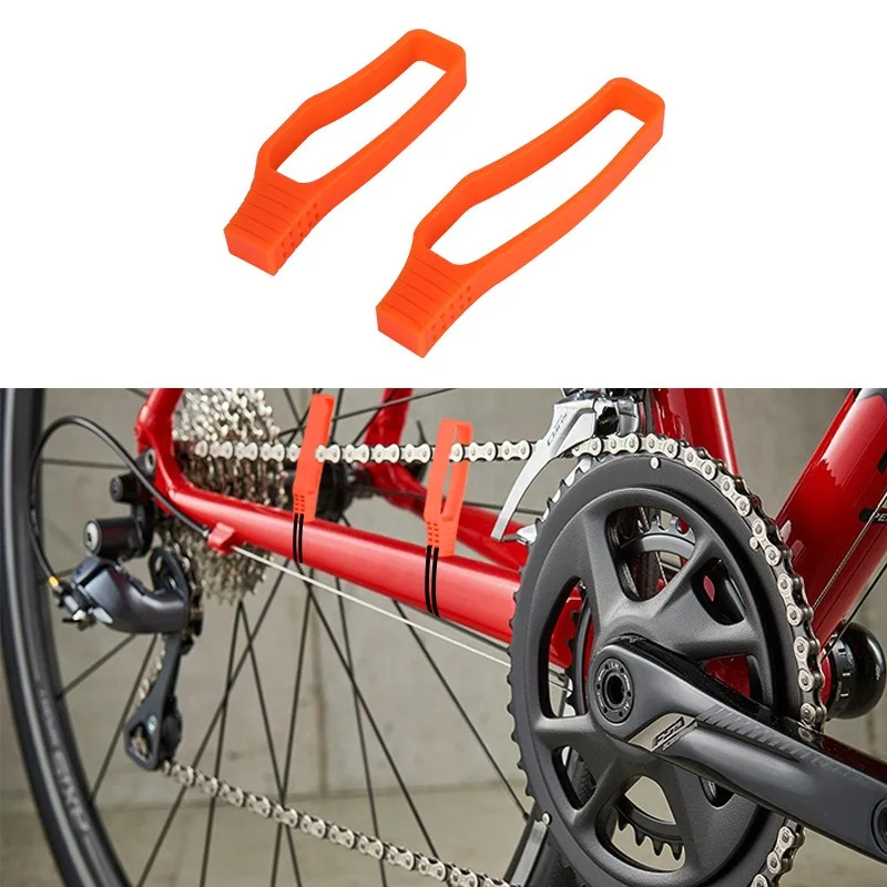 Fahrradkette schutz abdeckung Mountainbike Rennrad kette Schutzhülle Kratz-und Antik ollisions fahrrad zubehör – Detail 3