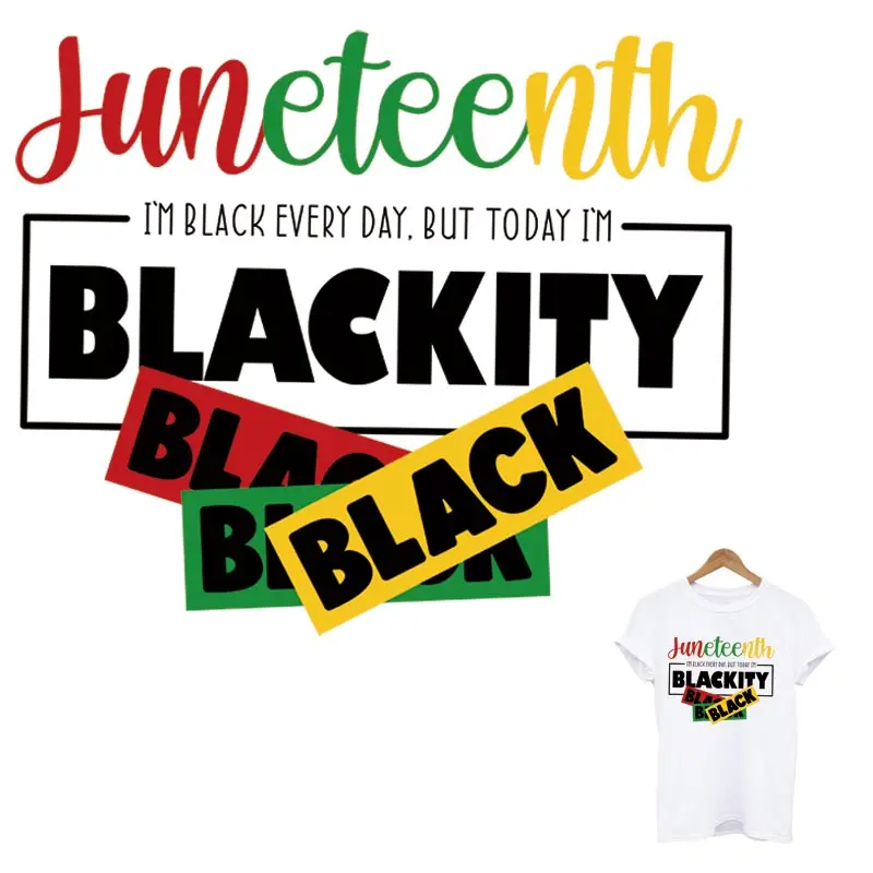 Juneteenth-Iron-On-Patches-For-Clothing-Print-On-T-Shirt-Hoodies