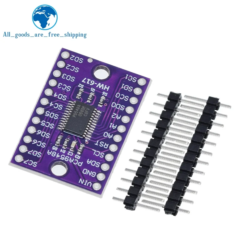 

TCA9548A 1-to-8 8 Way I2C 8-channel Multi-channel Expansion Board IIC Module Development Board 9548 For Arduino