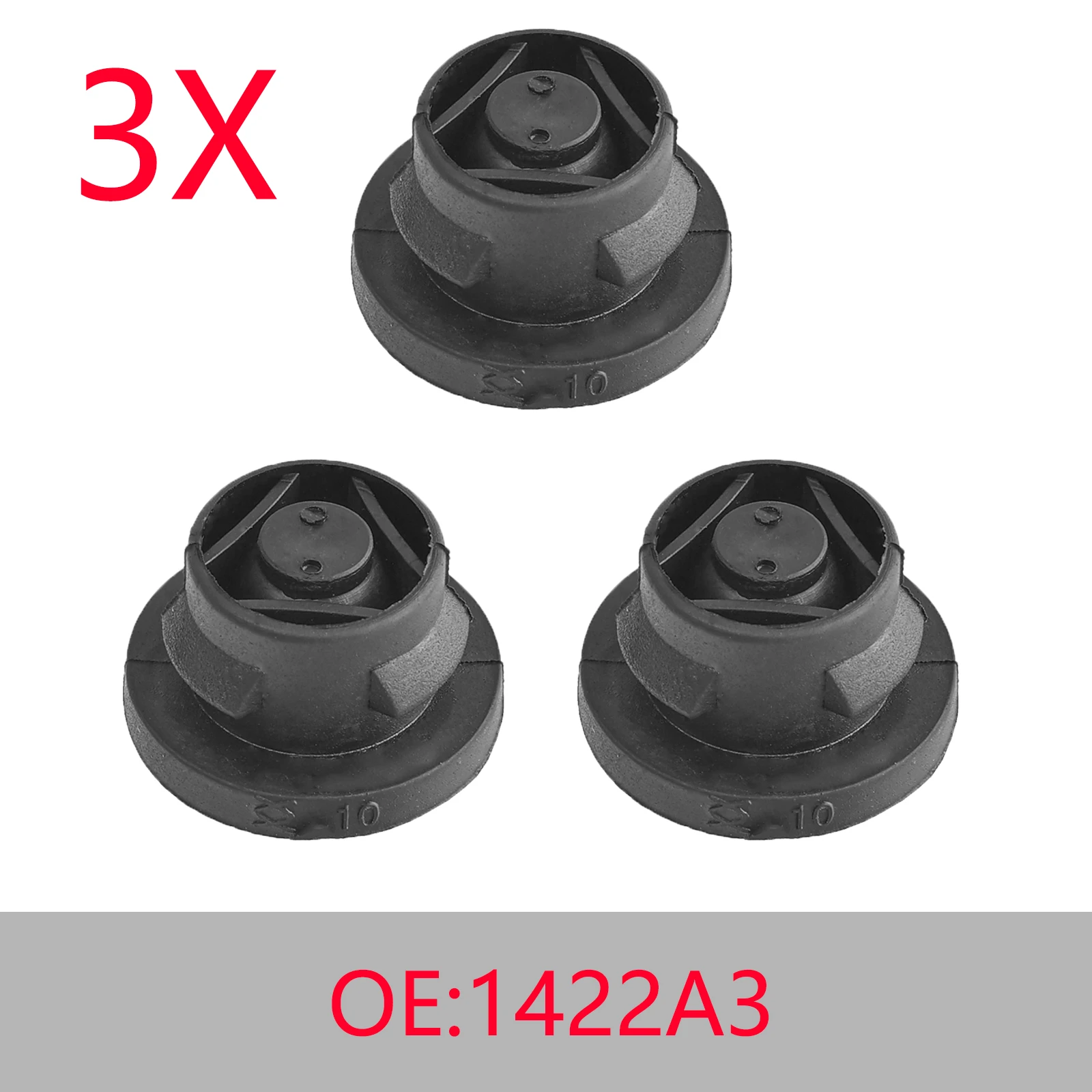 Scatola Filtro Aria Gomma Nera Occhiello Inserimento Elementi Occhiello Per Peugeot 1007 206 207 307 308 3008 5008 Partner 1.6Hdi 1422A3
