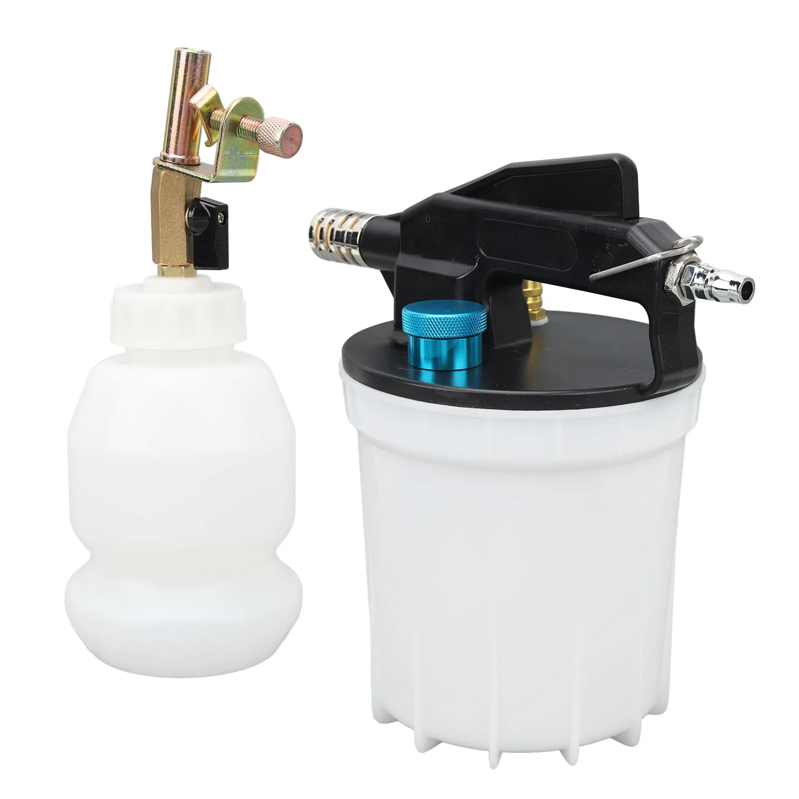 Pneumatic Fluid Extractor Tool High Efficiency 40in Hose Air Brake Bleeder Kit 2cfm with 2L Vacuum Brake Extractor for Vehicles