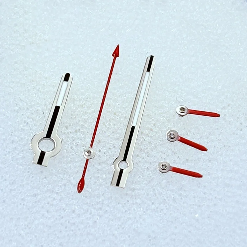 Elegant VK63 Watch Hands Accessories - 6-Piece Set in Gold, Silver, and Rose Gold Finishes