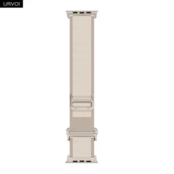 URVOI Alpine Loop Polyester Band with Metal Ring and G-Hook Closure for 42mm-S10 38 40 41mm (Starlight)