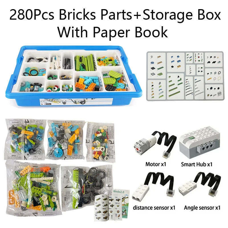 NEW Upgrade 280Pcs The Third Generation WeDo 2.0 Core Set Robotics