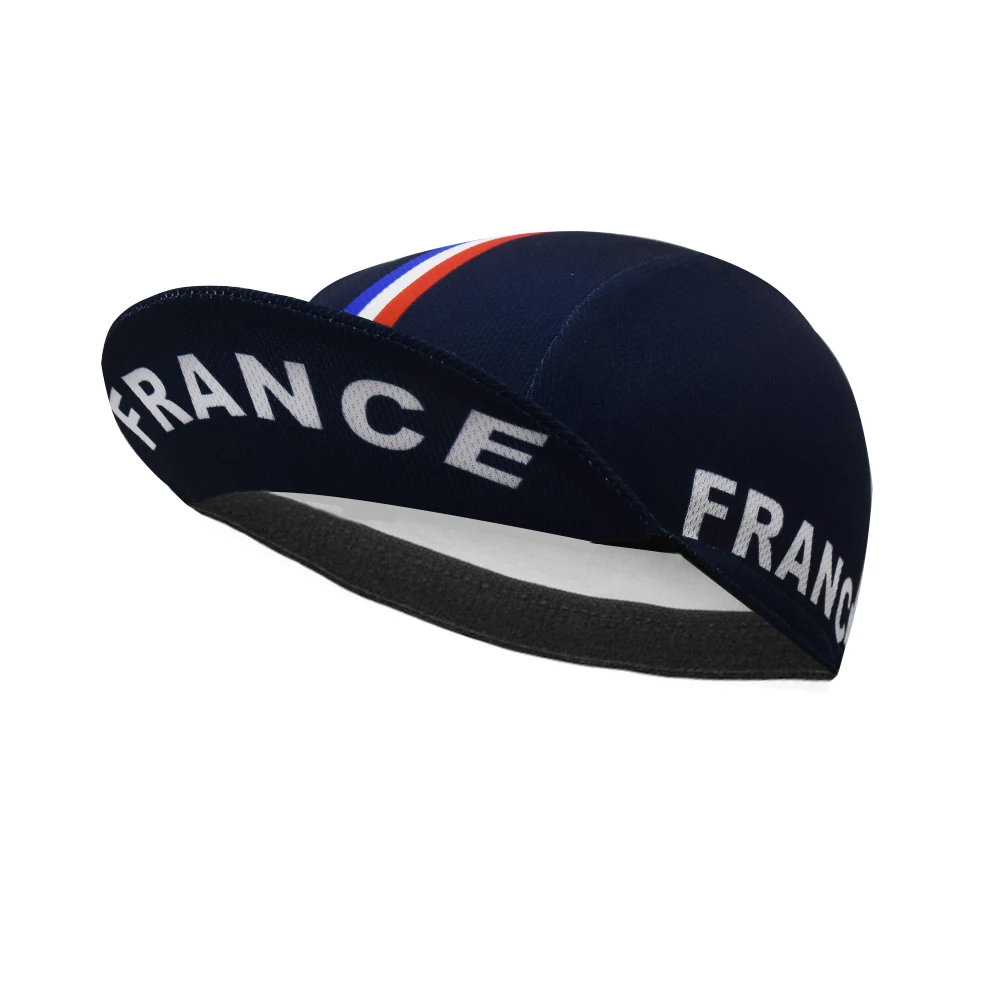 France Team Cycling Cap Road Bicycle Hat Bike Headwear Men and Women Gravel Cap