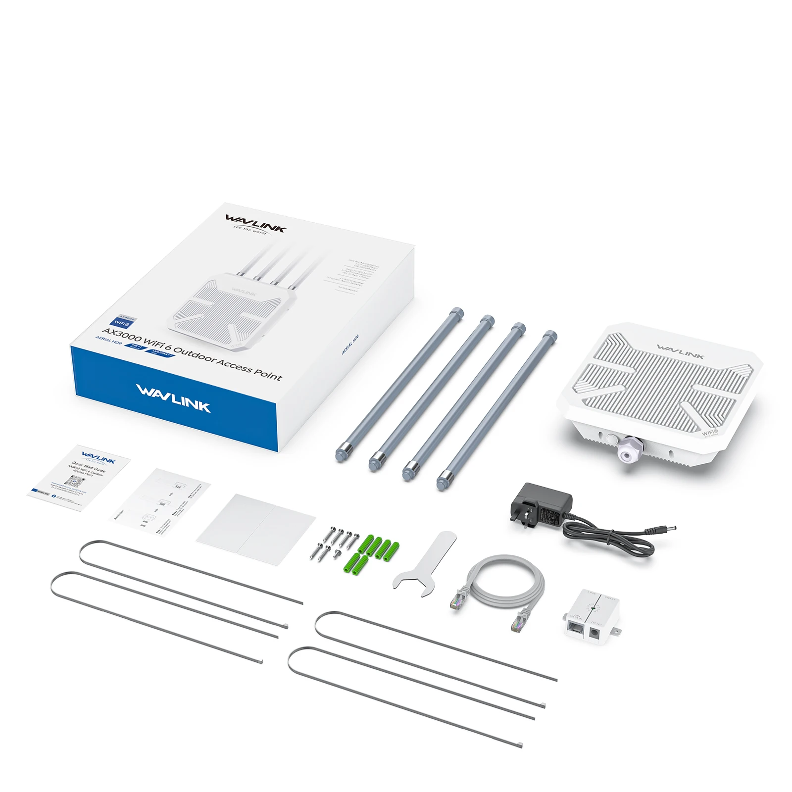 WAVLINK WiFi6 屋外用メッシュルーター / AP / –AX3000 Amazon.co.jp: WAVLINK WiFi6 屋外アクセス ポイント、デュアル