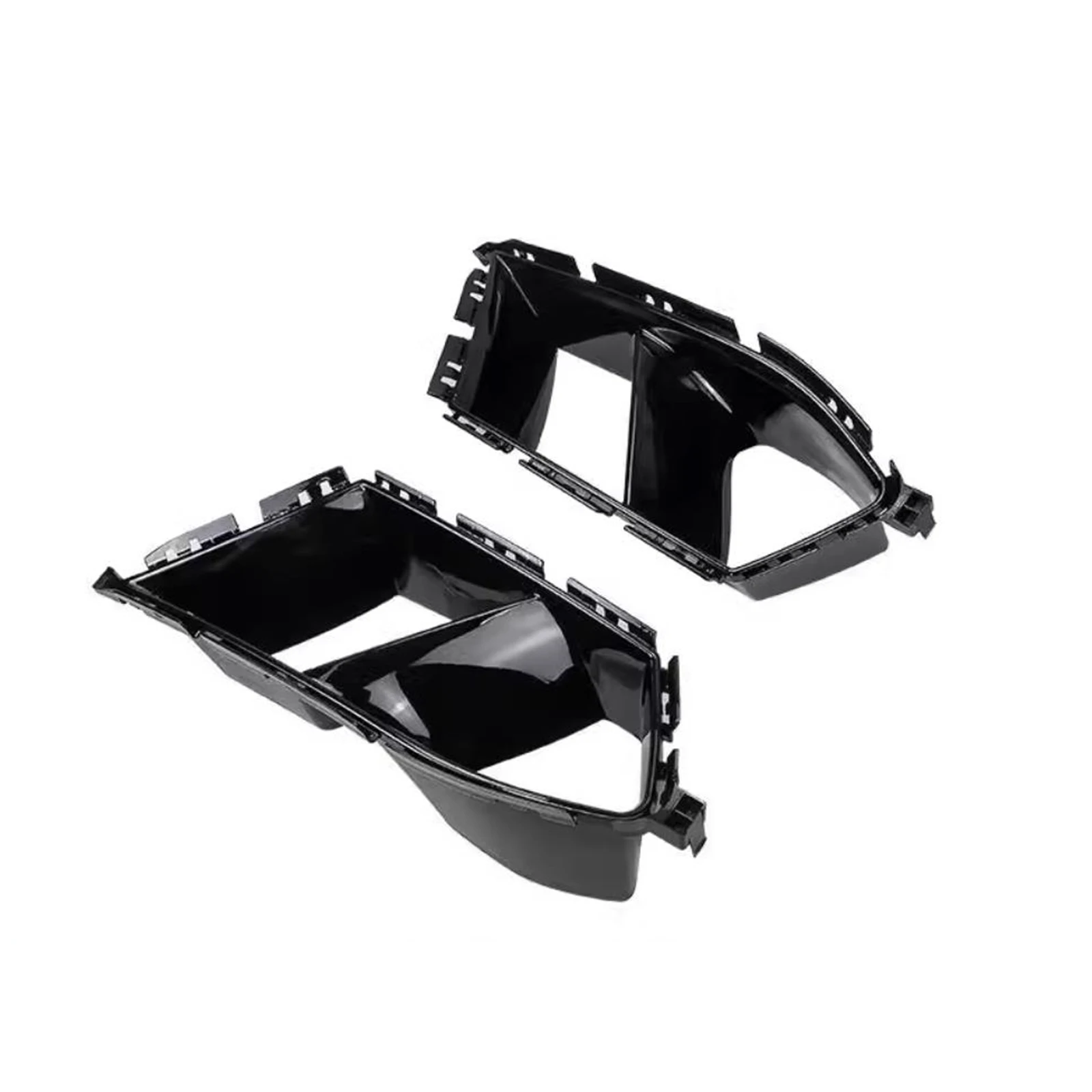 Car Exterior Accessories Car Grill Mesh Front Bumper Side Air Vent Trim For BMW G80 M3 G82 G83 M4 Gloss Black Fog Light Lamp Hood Intake Frame Cover Grille