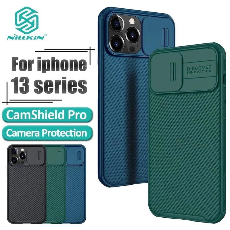 

Nillkin CamShield Pro Case for iPhone 13 Pro Max 13 Plus 13 pro 13 mini Luxury Hard PC Casing Camera Slide Protection Back Cover