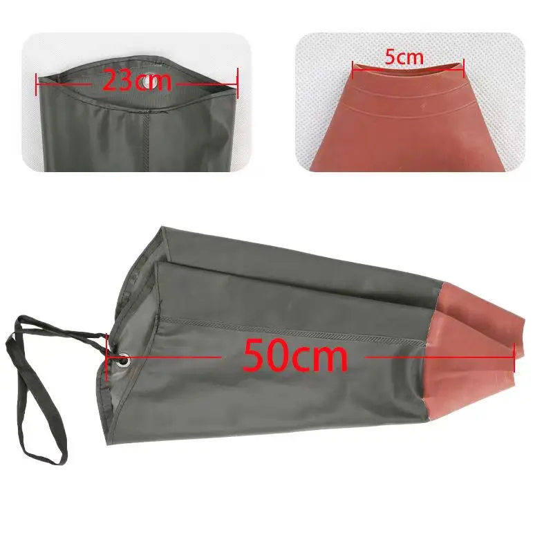 Men's High-Wear Resistant, Extended Sleeve, Waterproof and Oil-Resistant Labour Protection Rubber Long Sleeves