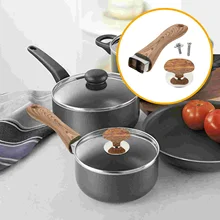 

2pcs Anti Scalding Pan Grip Handles Pan Replacement Handles Pan Cover Handle
