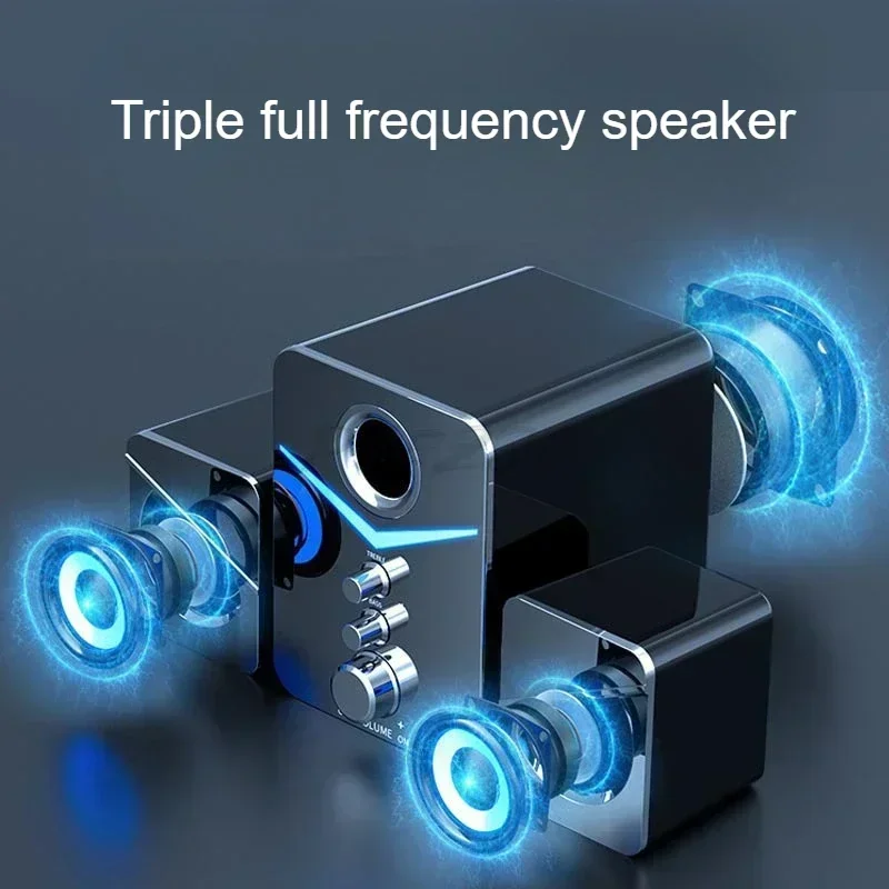 Computer Speaker Home Desktop Computer Laptop Universal Small Speaker Wired Desktop Subwoofer