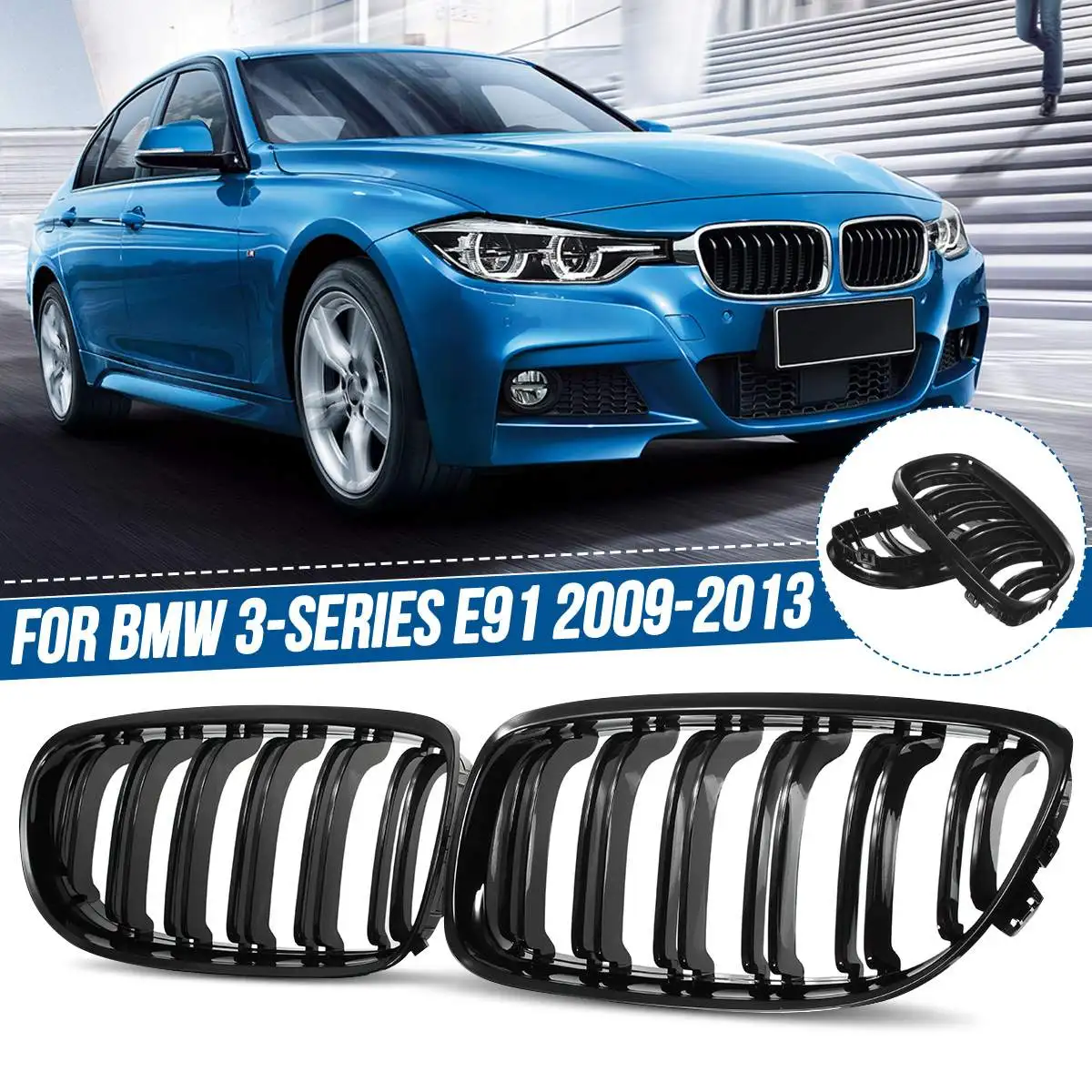 

Передние решетки для BMW 3-Series E90 Sedan/Wagon 2009-2012 4-Door/E91 4-Door 2009-2013