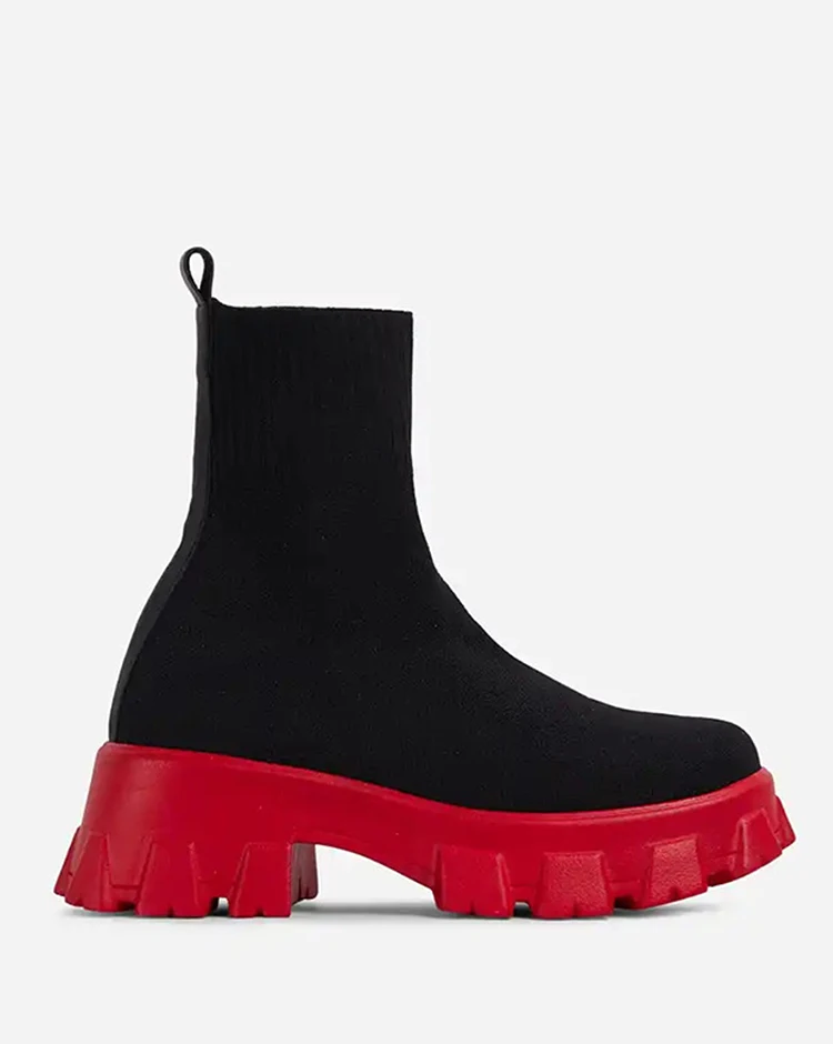 Boots Wide Platform Boots For Winter - 06