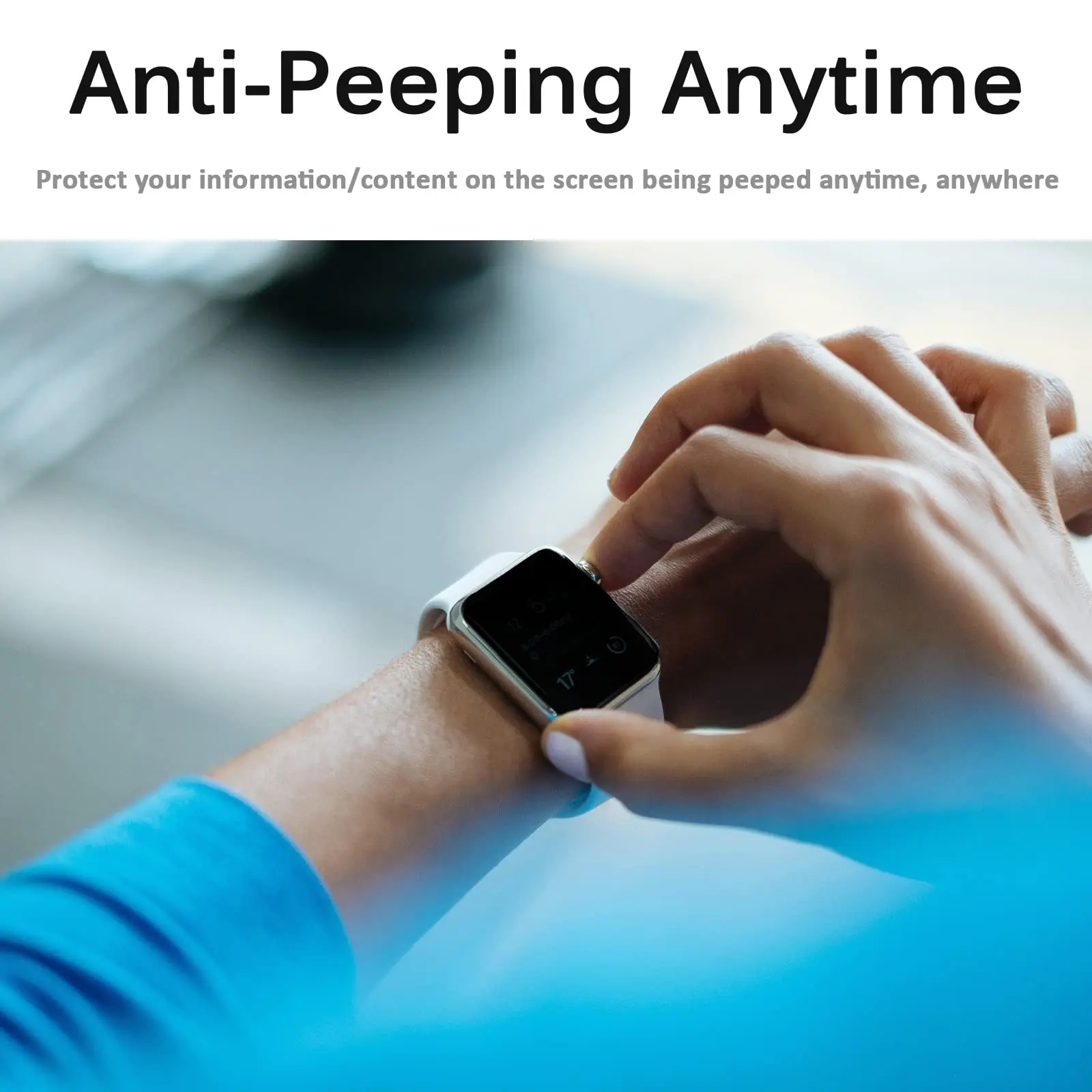 Privacy Tempered Glass Screen Protector for Apple Watch Ultra 49mm - Anti-Scratch iWatch Ultra 2 Accessory