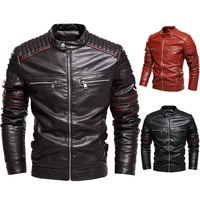 Winter Fur Street Fashion Design Zipper Leather Jacket 6