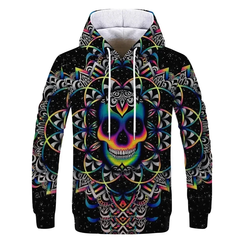 2023 new hot unisex sweatshirt 3d-printed flame hoodie pocket grey coat Men's casual hoodie Manufacturer promotion