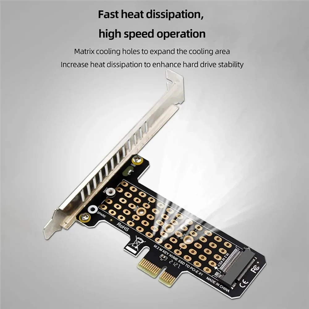 M.2 NVME B&M Key to PCIe 4.0/3.0 X1 X4 X8 X16 Interface Adapter Card for 2230 2242 2260 2280 SSD Hard Disk ssd adapter card m.2 to pcie adapter pcie adapter card pcie expansion card m.2 expansion card