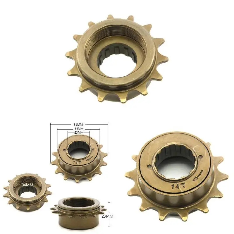 

14T Bicycle Hard Gear Single Speed Freewheel Sprockets Cog Bike Accessories