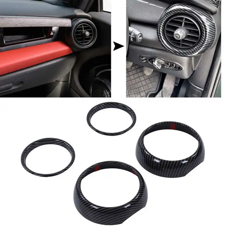 

4 шт., Сменные крышки для вентиляционного отверстия из углеродного волокна