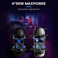 Audio DSP Digital Processor 4x50W High Power Amplifier for Honda KIA Toyota Android Car Radio Sound Upgrade Subwoofer APP Adjust 4