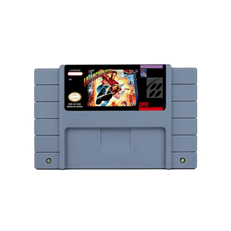 Последняя экшн-игра Hero для SNES 16 бит Ретро тележка подарок для детей