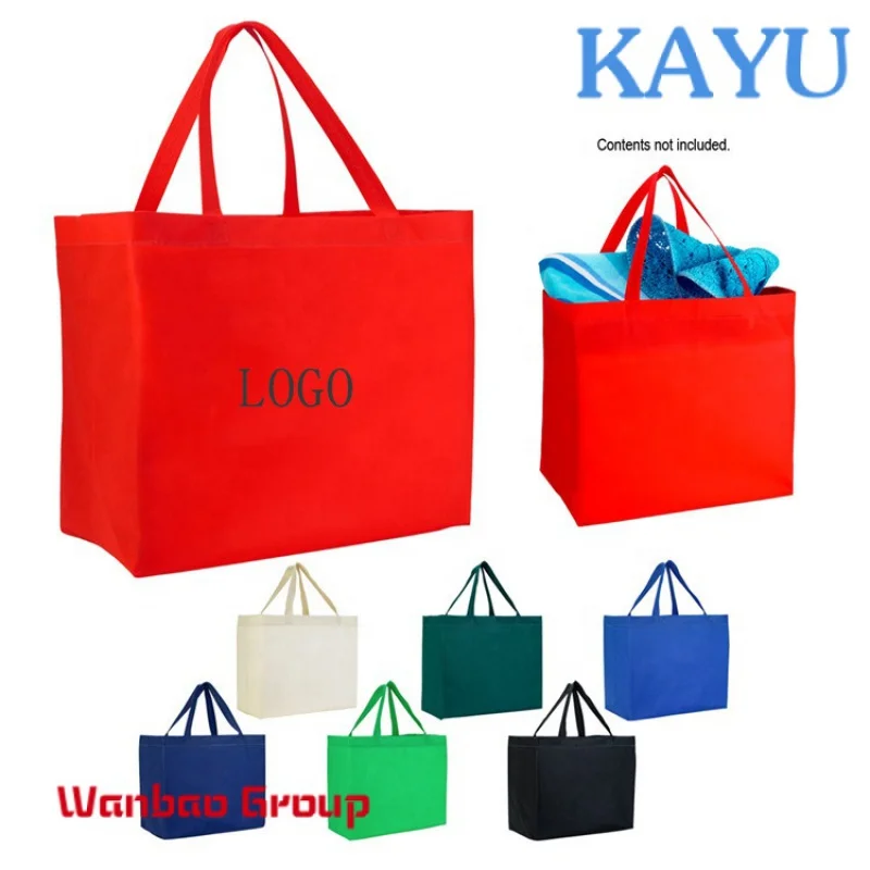 Оптовая продажа, Экологически чистая Индивидуальная сумка-тоут для покупок, многоразовая ламинированная Нетканая сумка с логотипом