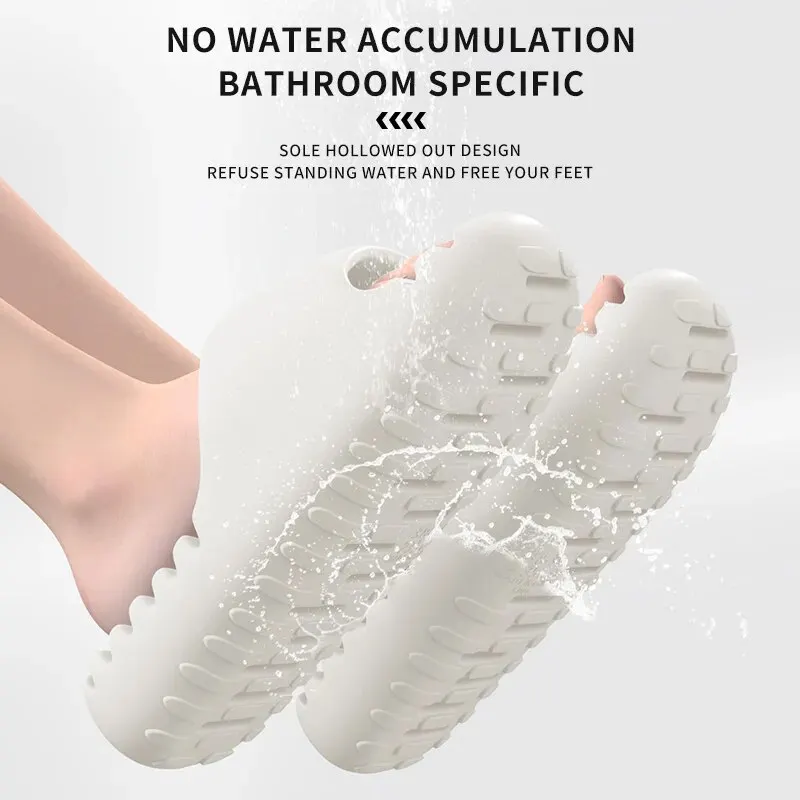 Women Summer Home Bathroom Couple Shower Slippers Water Leakage Quick Drying Non Slip