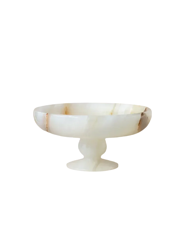 French Natural Onyx Fruit Bowl Vase Marble Tray Home Decoration 5