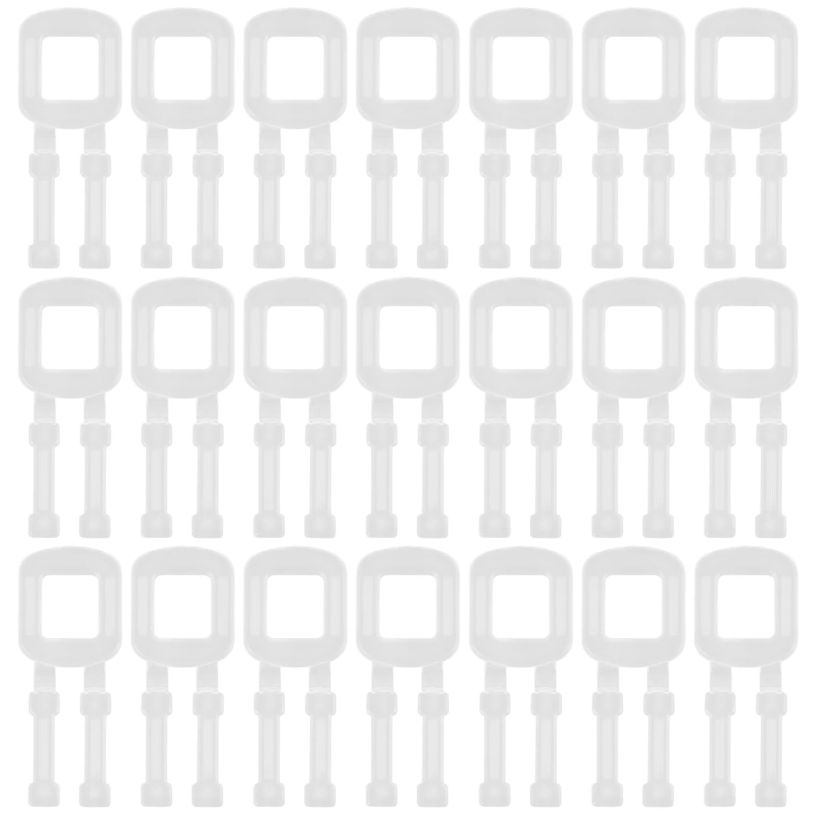 100 Pcs Plastic Buckle Lashing Strap Buckles Manual Banding Suite Clips Connector Pp Fastener