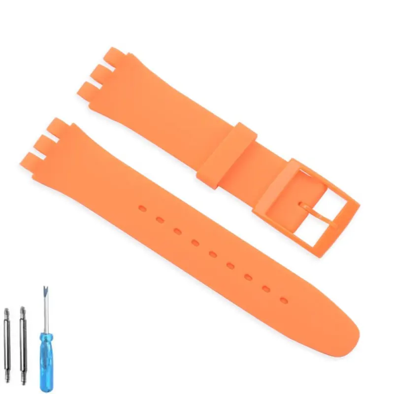 Colorful Transparent Soft Silicone Watch Strap Replacement Bracelet - Unisex