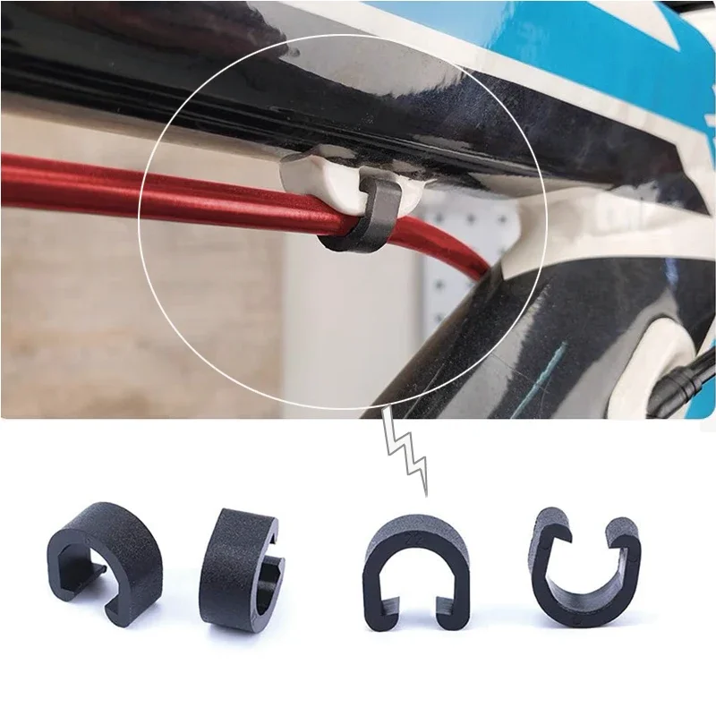thumbnail image 2 of Brake Cable Housing Jual Bike Brake Cable Guide Housing Line Holder Hose C Clip For Mtb Road Bicycle Shimano Gear Cable 2 of 11