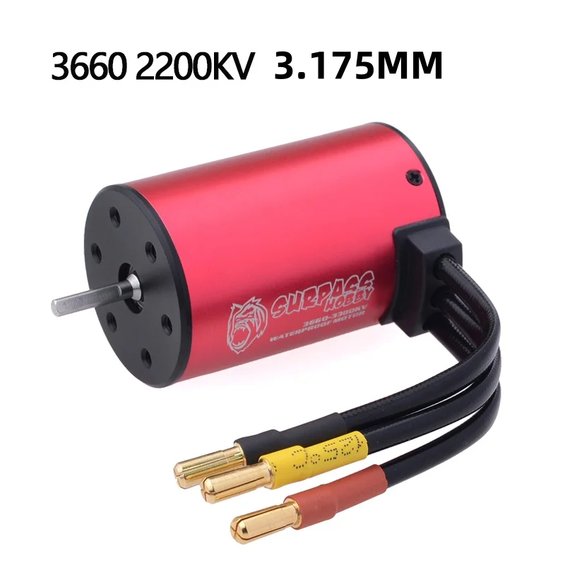 Surpass Hobby Waterproof Brushless Motor for RC Car Racing and Off-Road Enthusiasts