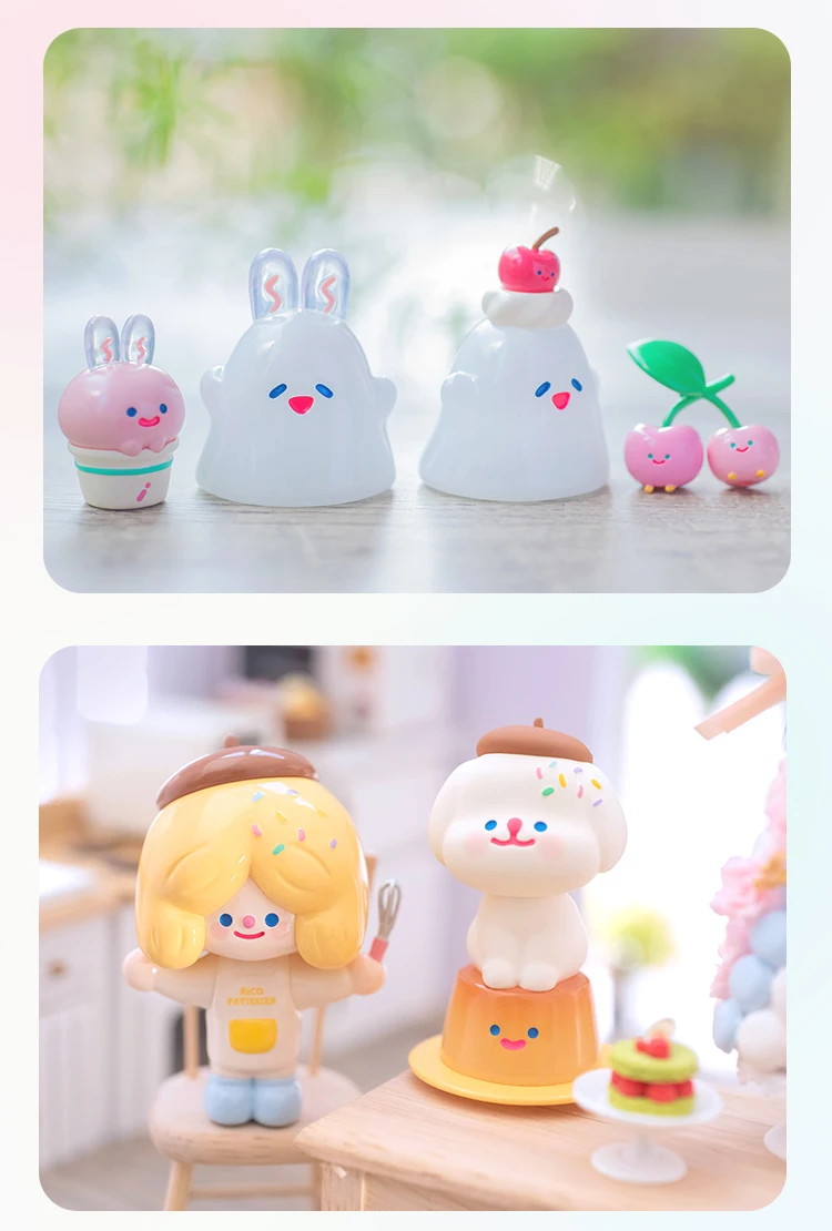 Details about   F.UN x RICO Happy Sweet Days Present Cupkeke Sisters Mini Figure Art Toy New 
