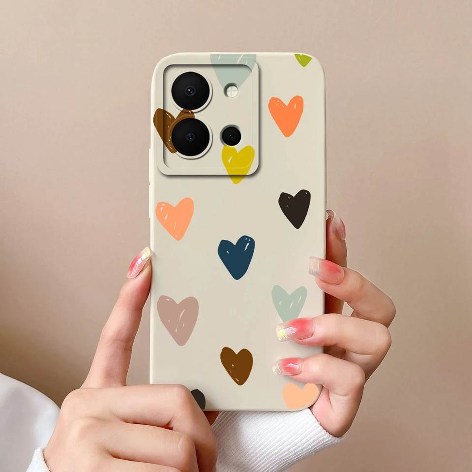 Love Heart Cute Bear Liquid Shockproof Luxury Soft Case – Durable High-Quality Shell