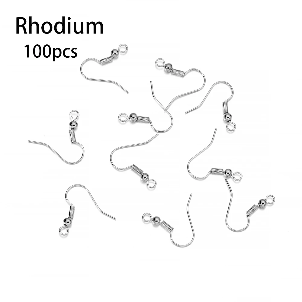 Rhodium 100pcs