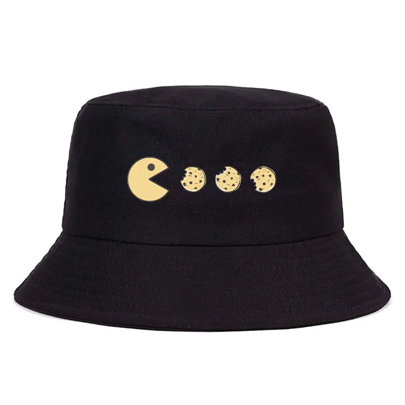

Unisex Casual Daily Bucket Hat Woman Man Cotton Reversible Fisherman Cap Ladies Daily Printed Panama Hat Adult Solid Color Bob