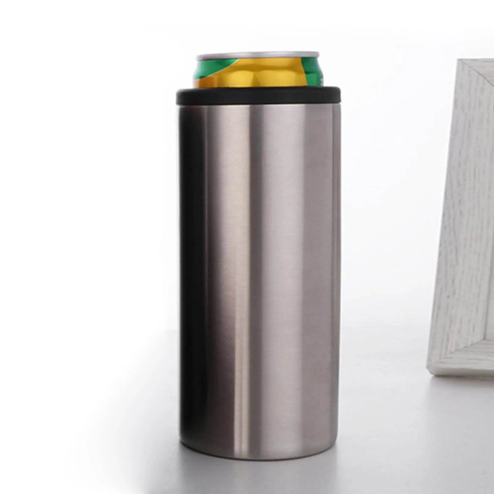 Double Wall Insulated Drink Cooler Coffee Cola Cans Cooling Cup Outdoor