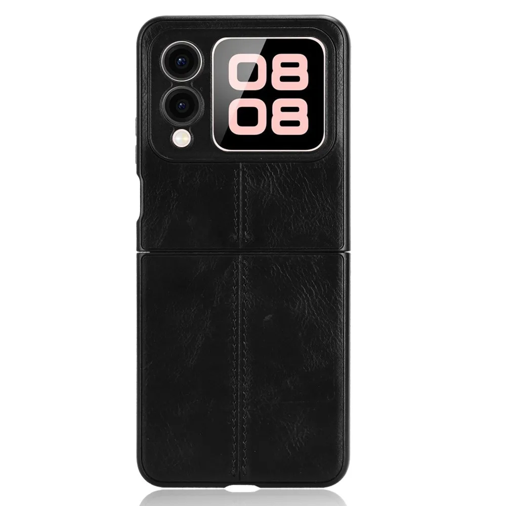 Luxury Calfskin PU Leather Hard Back Cover Case