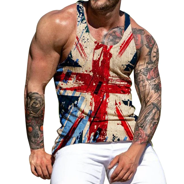 Men's Bodybuilding Tank Top  Men's Sleeveless T-shirts
