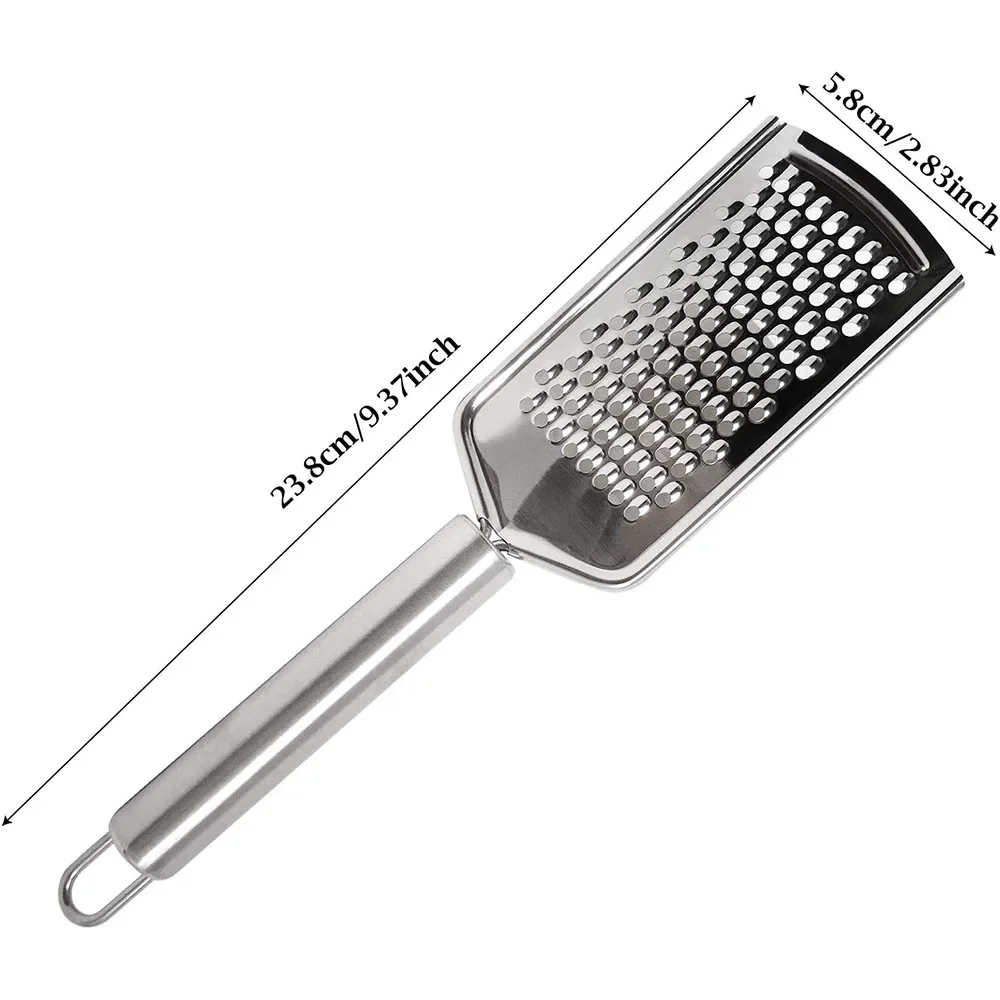 Vegetable Grater LMETJMA Micro Blade Cheese Carrot Ginger Grater Stainless Steel Handle Nutmeg Lemon Zester