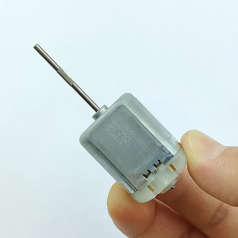 Mabuchi FC-280SC-16220 자동차 도어록 창문 백미러 수리용 미니 280 전기 모터 롱 샤프트 DC 12V 7800RPM