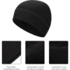 3 Pieces Winter Watch Skull Cap Men Warm Polar Fleece Beanie Hat Thick Windproof Unisex for Outdoor Exercising Helmet Liner 5