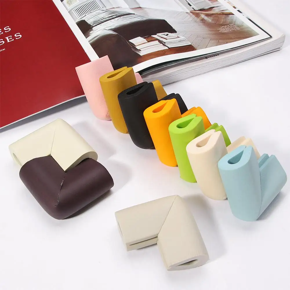 4PCS Baby Safety Corner Protector Soft Home Edge Table Furniture Corners Toddler Infant Protection Cover Security Protection silicone table corner protector table corner protector table edge protector furniture anti collision strip