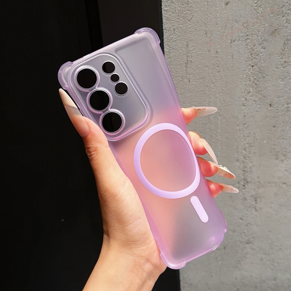 Magnetic Shockproof Silicone Magsafe Phone Case Cover
