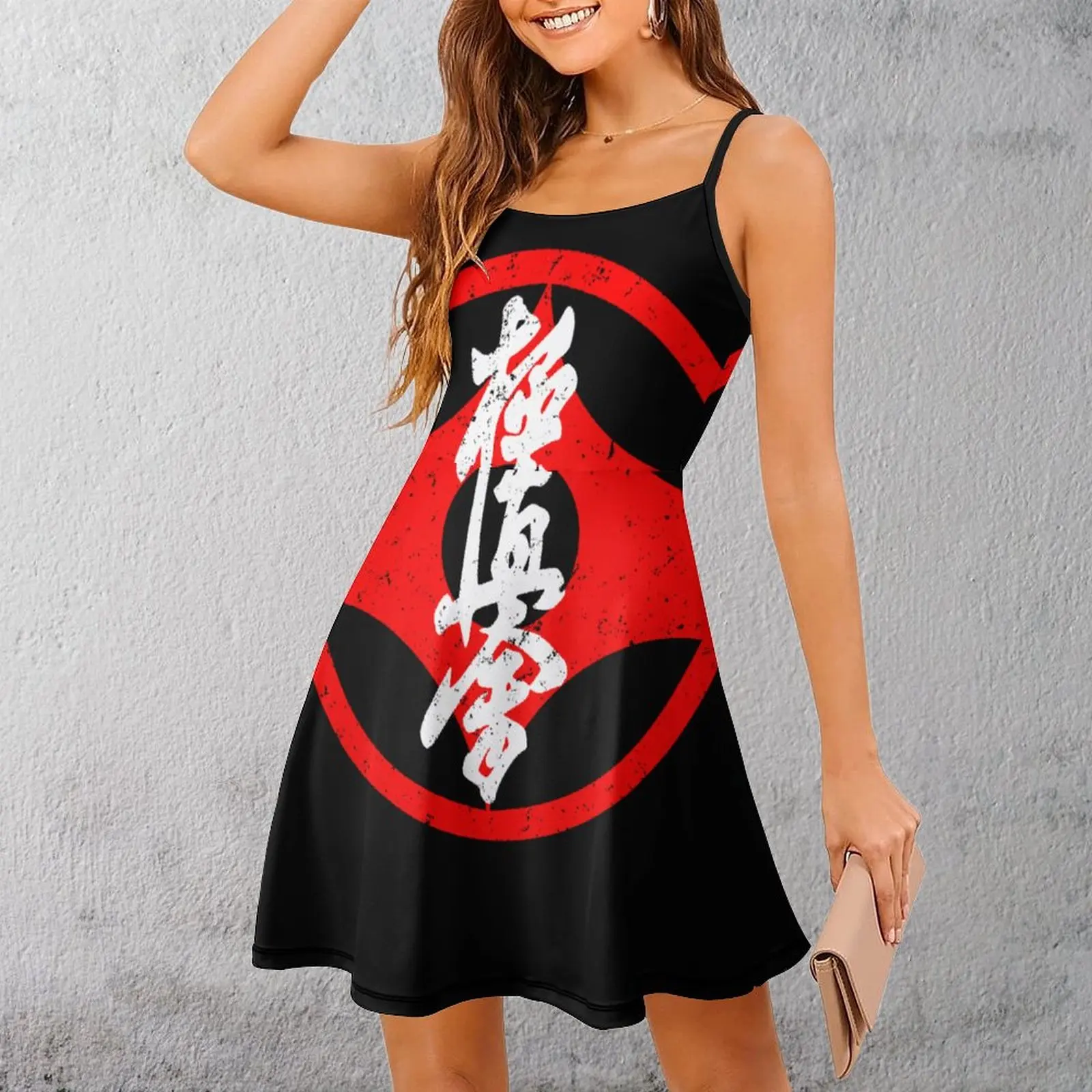 

Sexy Woman's Dress The Dress Kyokushin Kaikan Karate Symbol Kyokushinkai Kyokushinkai Women's Sling Dress Graphic Vintage Vaca