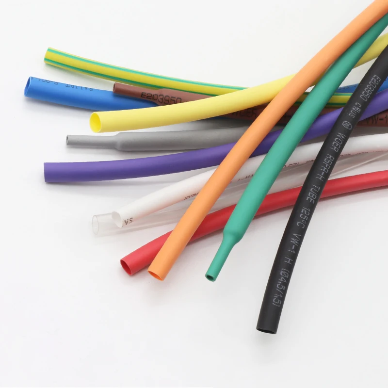 Heat Shrink Tube Heat Shrink Tubing Cable Sleeve Heat Shrink Cable Sleeve Protective Sleeve 2M Heat Shrink Tube Dia 0.6 0.8mm 1mm 2mm 3mm 4mm 5mm 6mm PE 2:1 Ratio Insulated Cable Sleeve Wire Wrap Electric Cable Repair