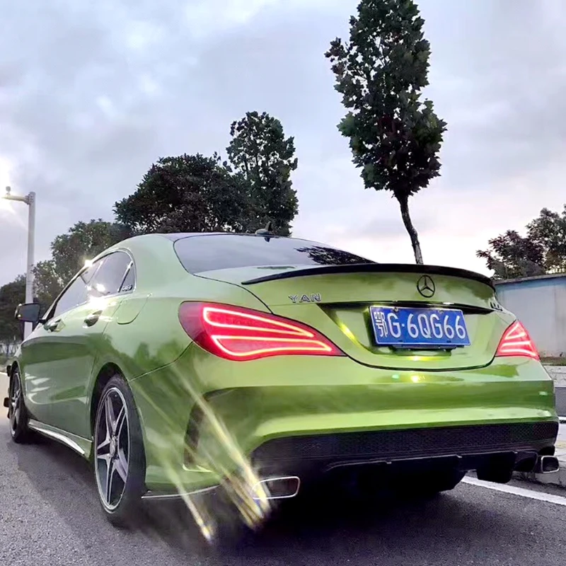 Спойлер для Mercedes Benz CLA CLA45 W117 C117, задний спойлер для крыльев багажника 2013 2014 2015 2016 CLA 200 250 260