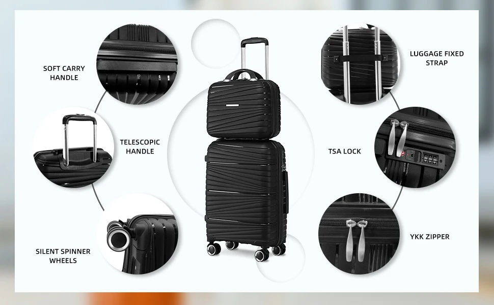 4 piece luggage sets