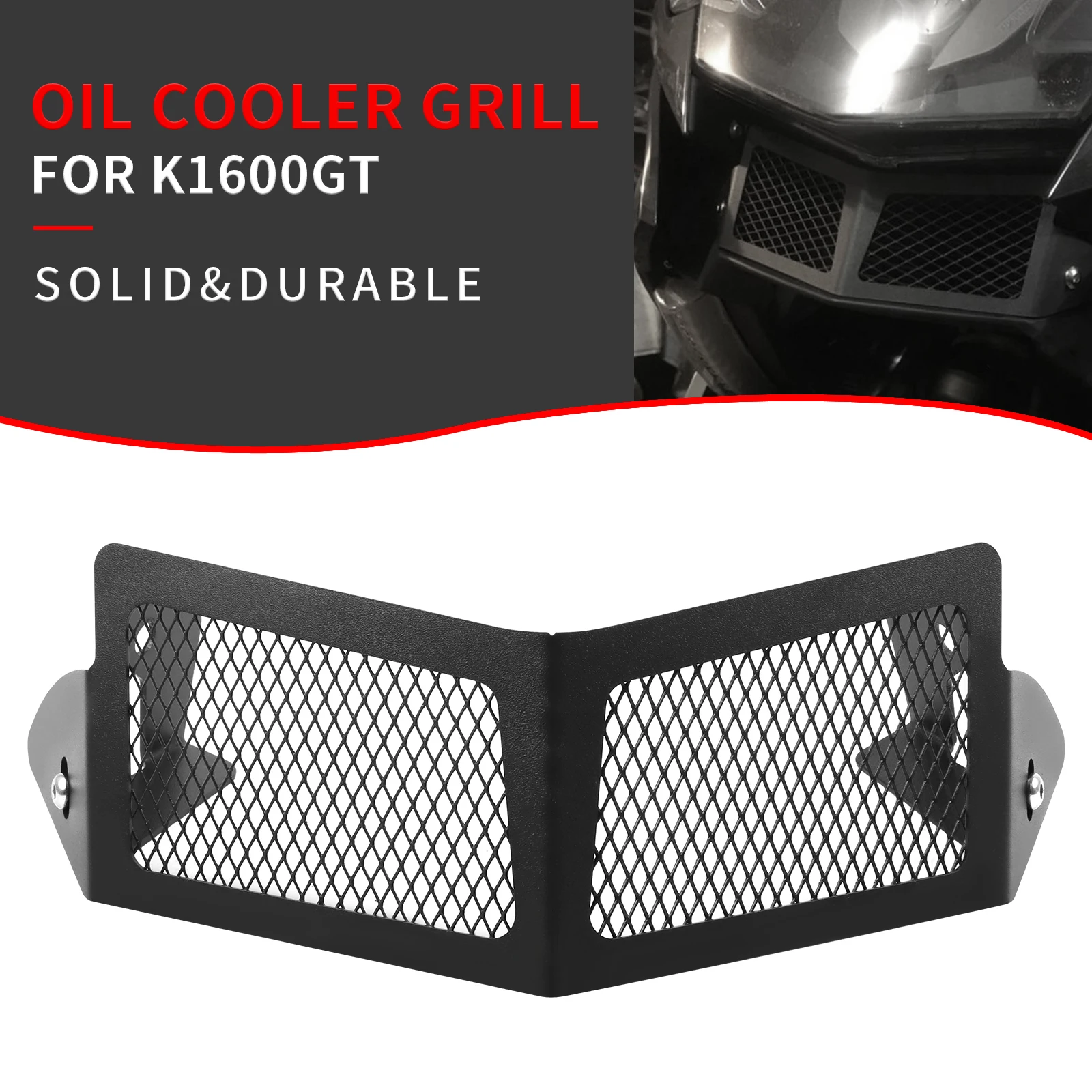 

Motorcycle Oil Cooler Protection Grill Radiator Guard Cover For BMW K1600GT K1600GTL K1600 GT K1600B K 1600 GT/GTL All Years