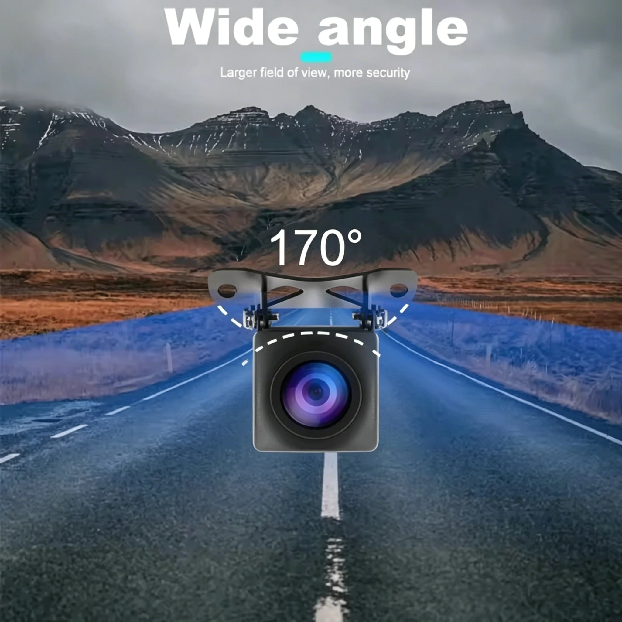 HD WIFI5 야간 투시 카메라 차량용 무선 방수 와이파이 후방 카메라 5V 전원/12V 지원 안드로이드, IOS 및 라디오